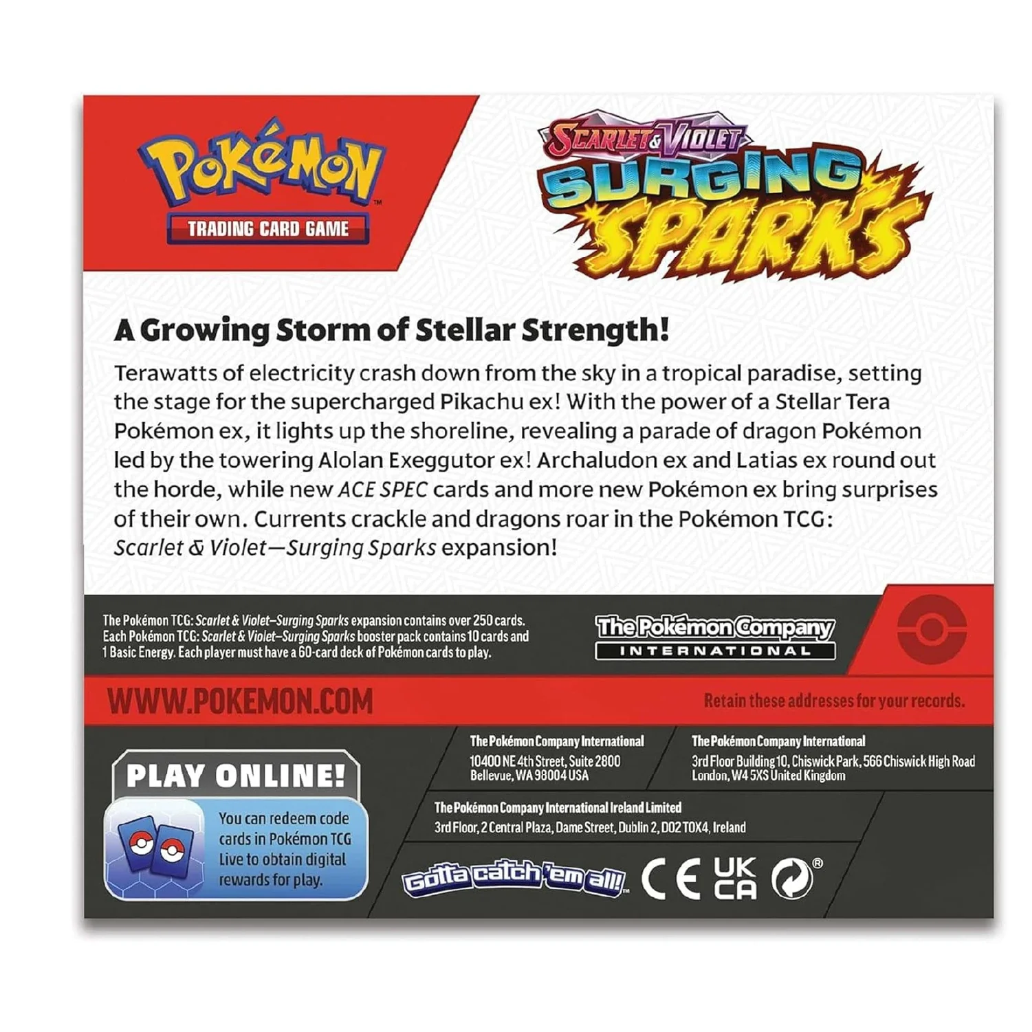 Pokemon TCG: Surging Sparks - Booster Box (36 Packs) - Image 3
