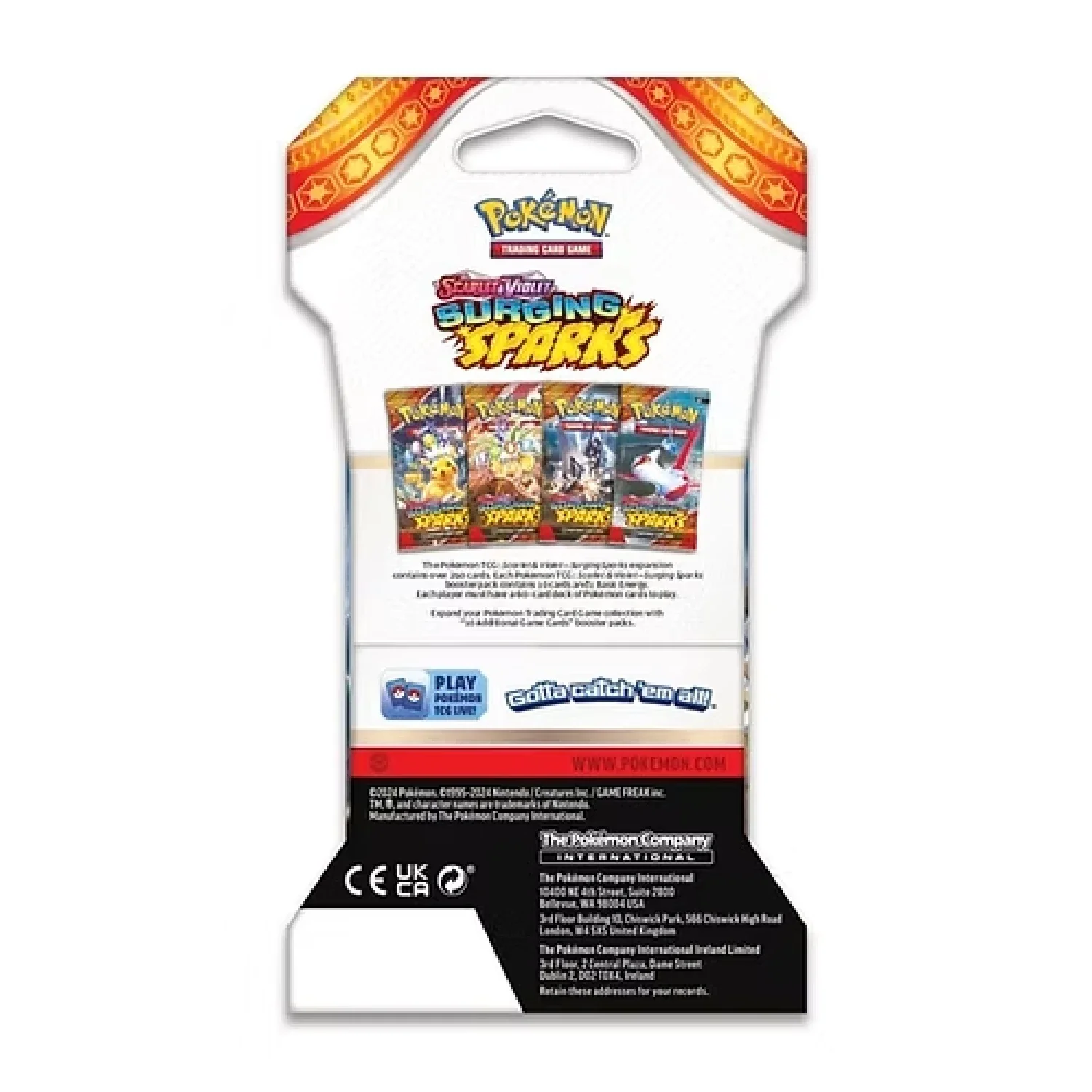 Pokemon TCG: Surging Sparks - Sleeved Booster Pack - Image 4