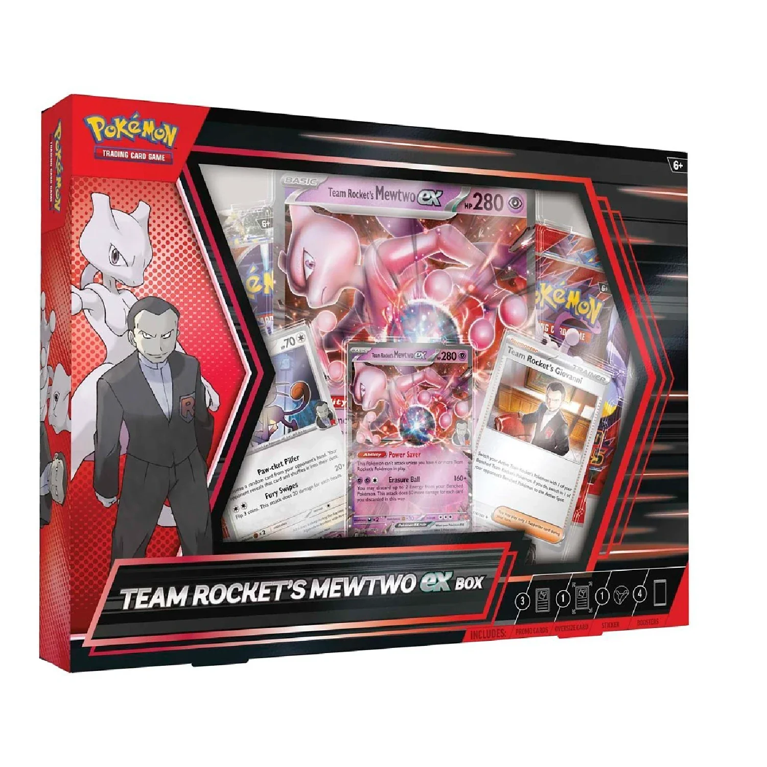Pokemon TCG: Team Rocket's Mewtwo ex Box