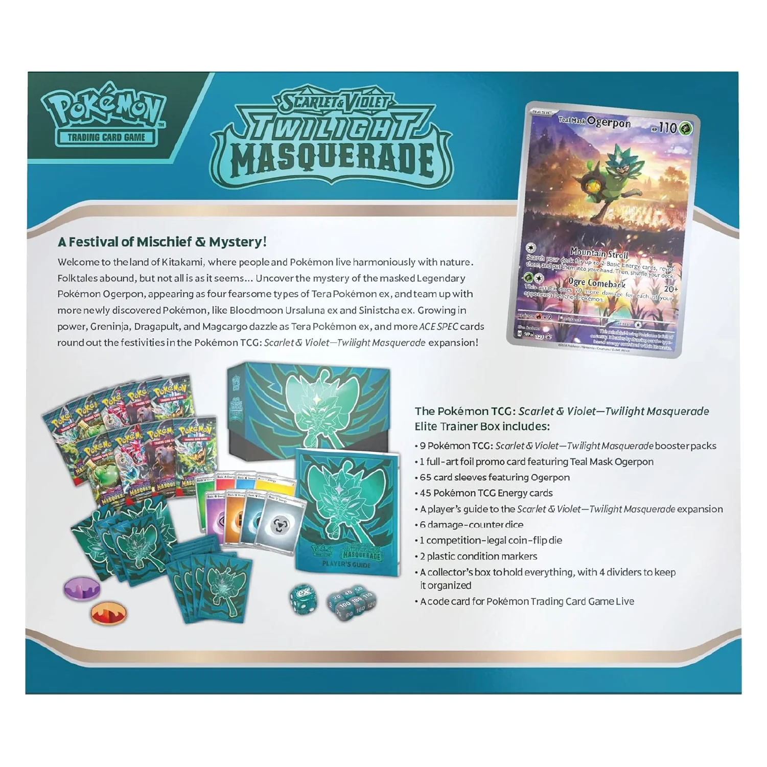 Pokemon TCG: Twilight Masquerade - Elite Trainer Box - Image 6