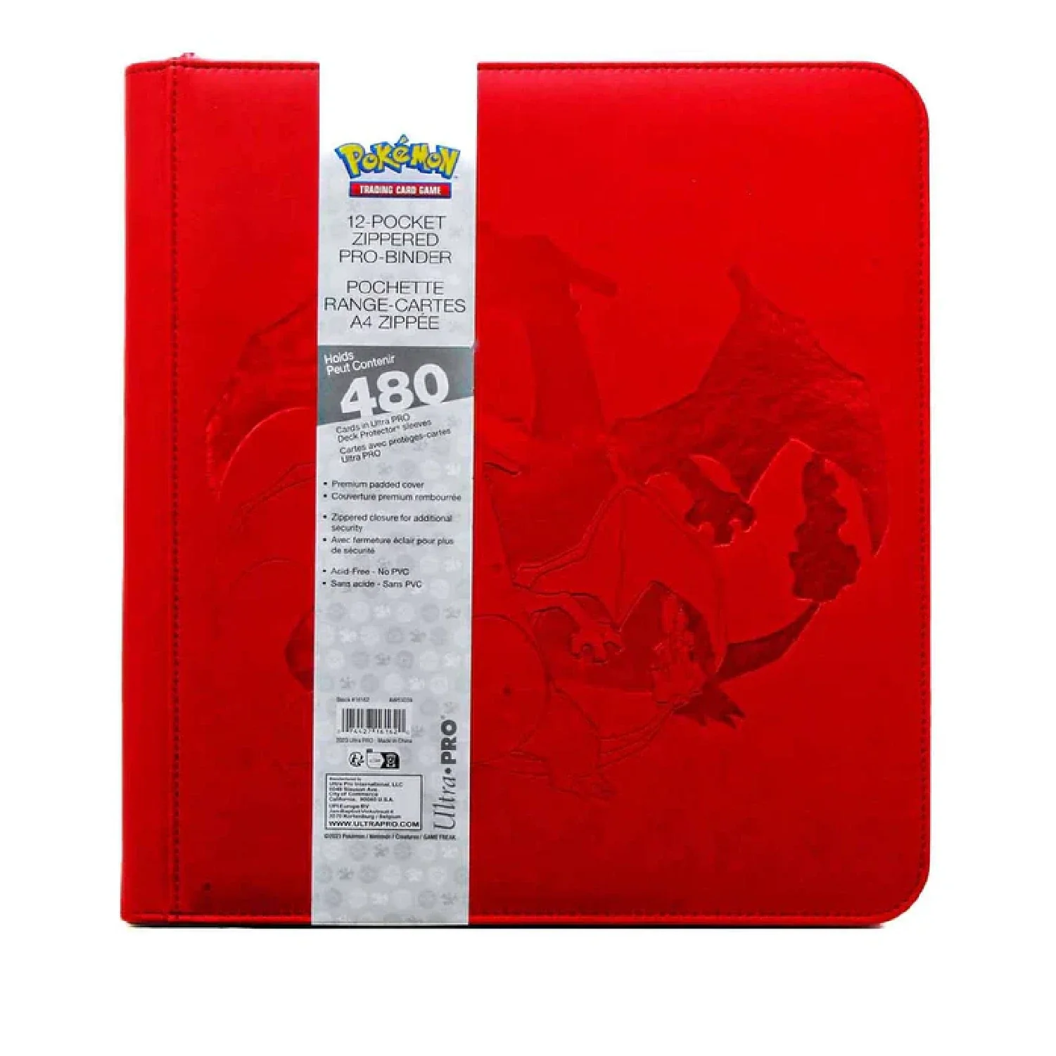 Pokemon TCG: Ultra Pro Elite Series Charizard 12-Pocket Zippered PRO Binder - Image 3