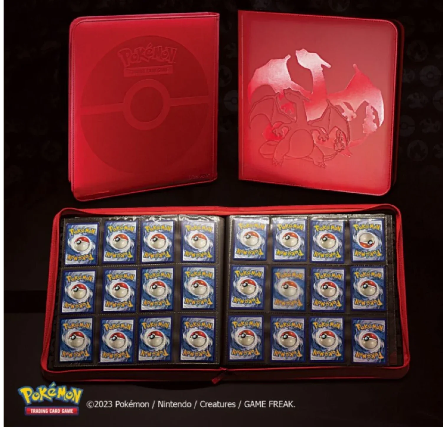 Pokemon TCG: Ultra Pro Elite Series Charizard 12-Pocket Zippered PRO Binder - Image 4