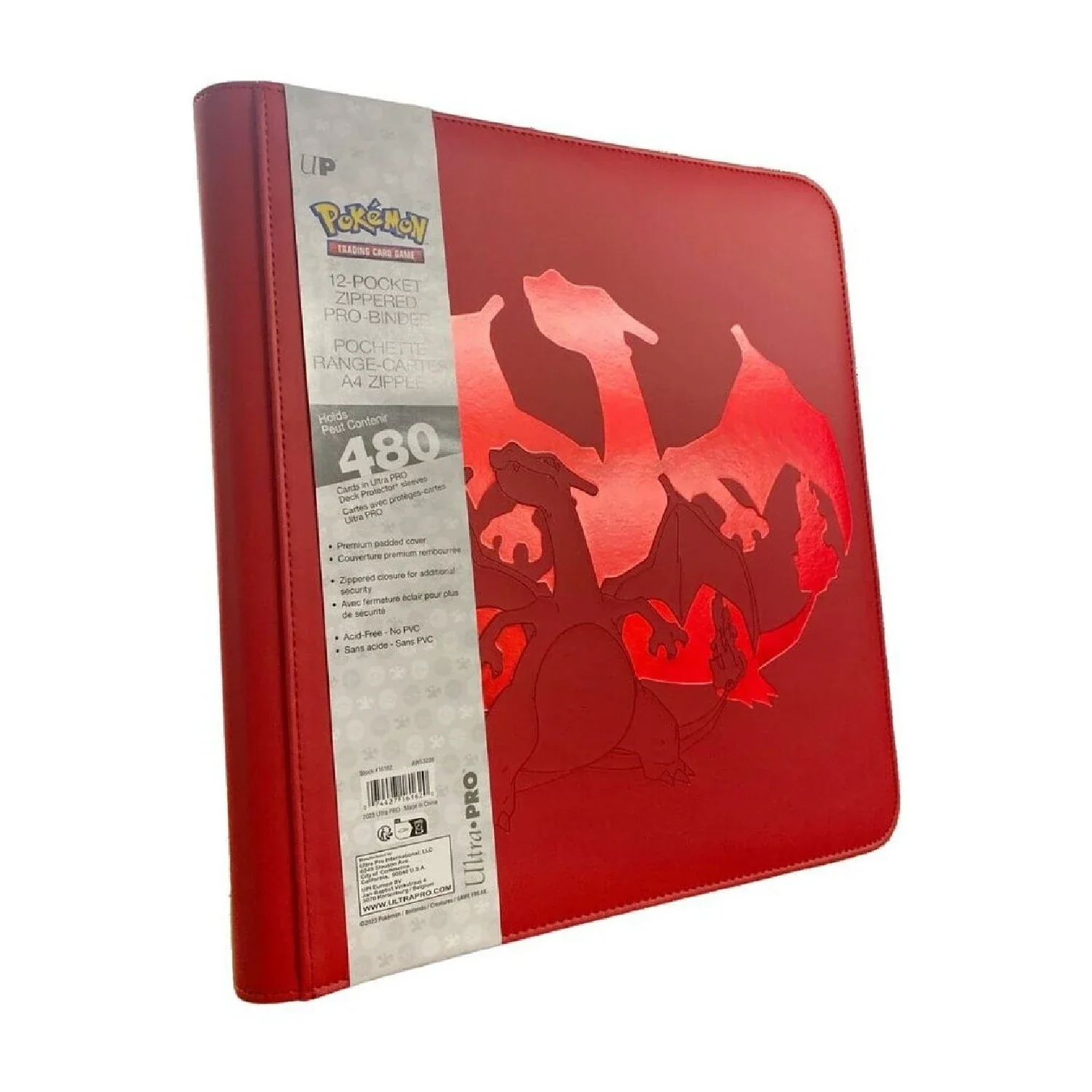 Pokemon TCG: Ultra Pro Elite Series Charizard 12-Pocket Zippered PRO Binder - Image 7