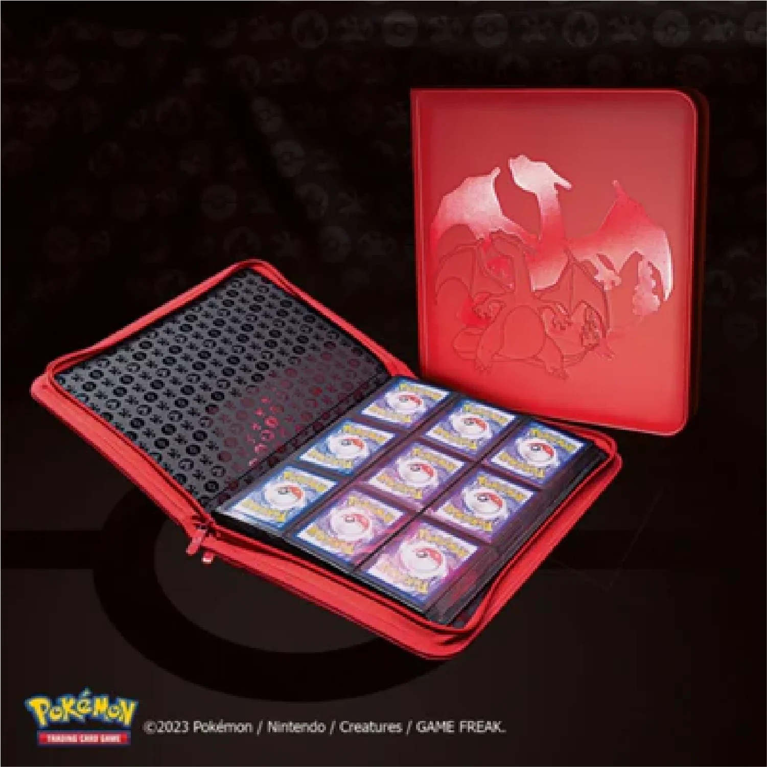 Pokemon TCG: Ultra Pro Elite Series Charizard 9-Pocket Zippered PRO-Binder - Image 6